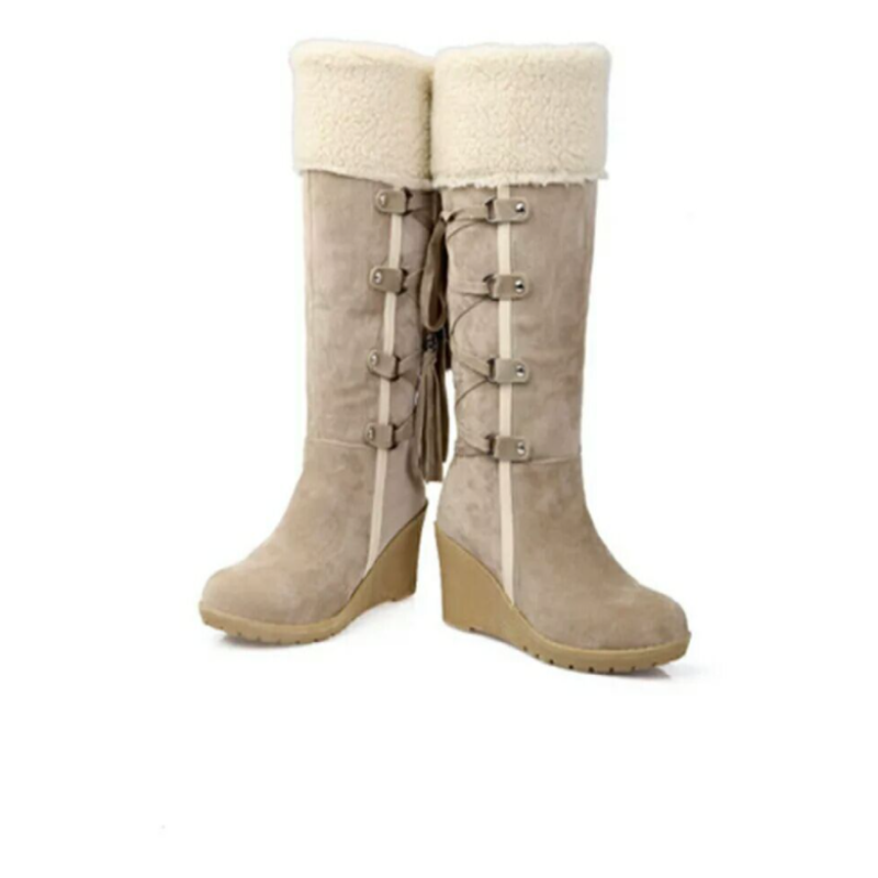 Daisy – Bottes d’hiver compensées doublées de fourrure femme