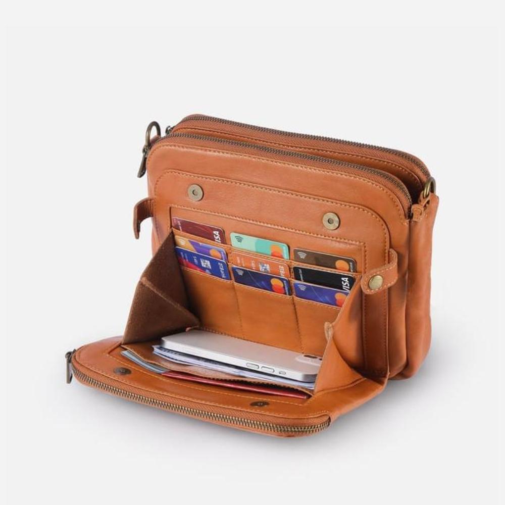 Kim™ | Classic Leather Crossbody