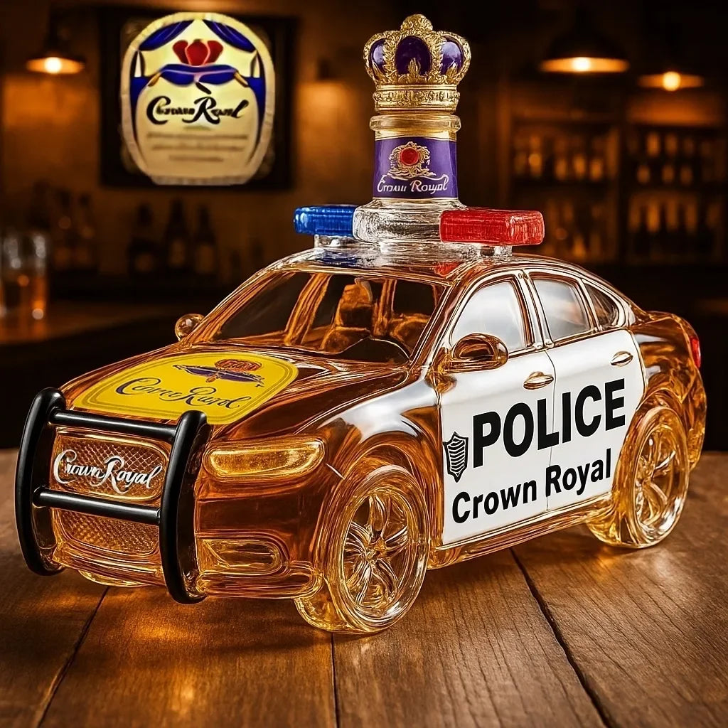 PolizeiPourer™ / Whiskeyflasche Aus Amberglas