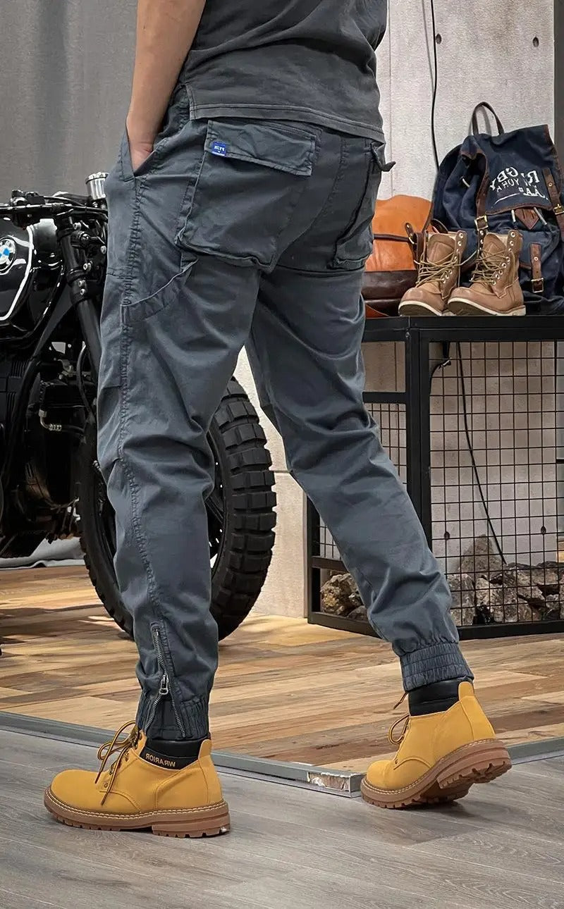 David Pantalon Homme – Pantalon Cargo Stretch avec Spandex Confortable & Polyvalent