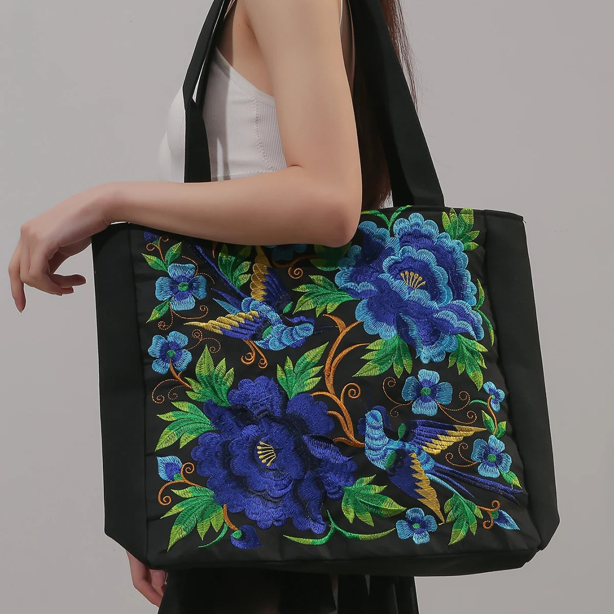 bags : Praktische Draagtas - Rood in Blauw van Pantino