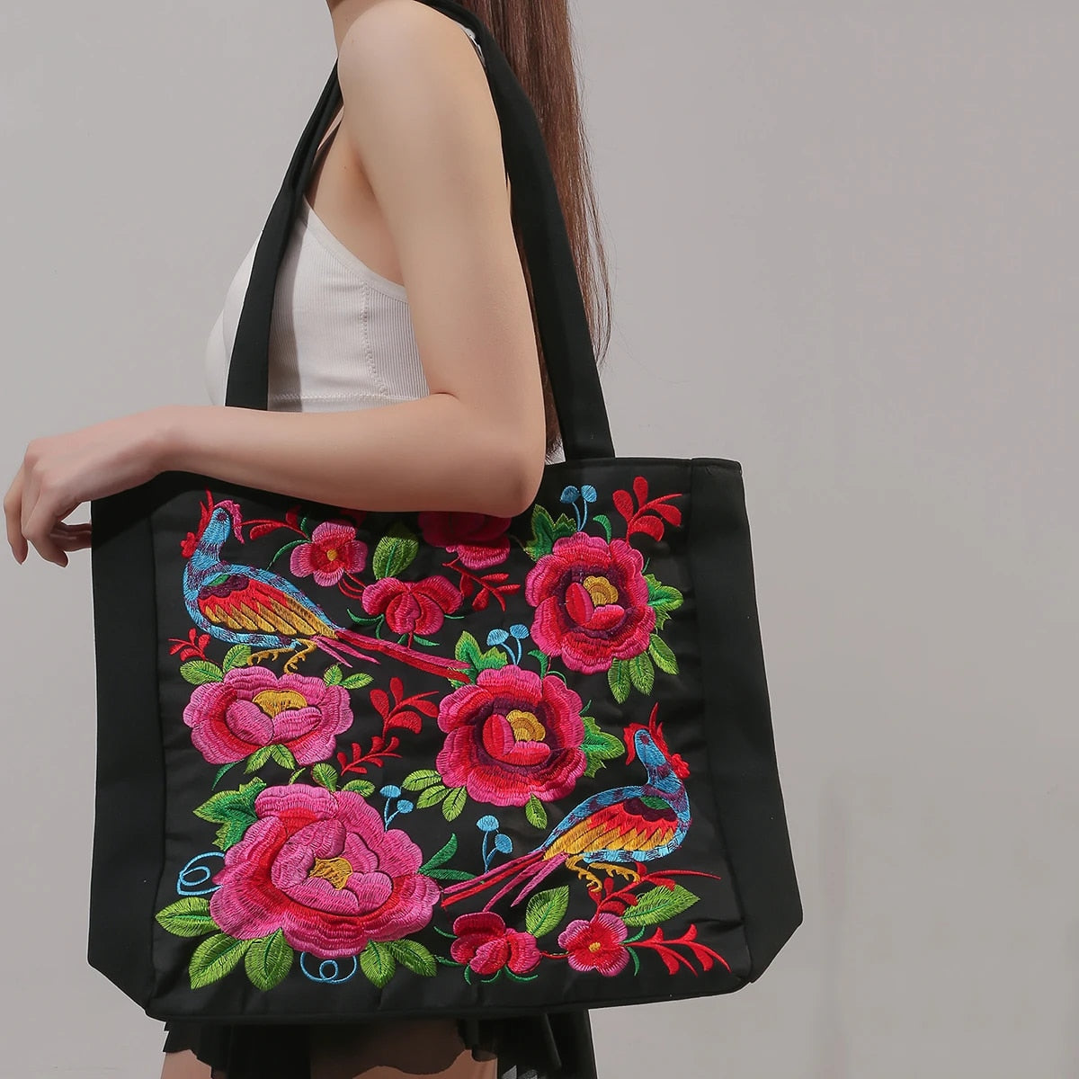 bags : Praktische Draagtas - Rood in Roze van Pantino