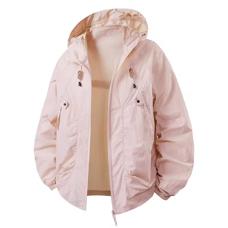 Veste à Capuche Outdoor Homme – Coupe-Vent Légère Premium