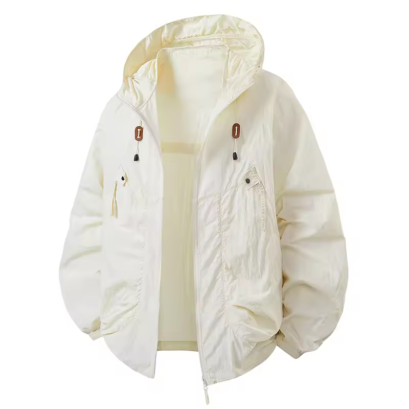 Veste à Capuche Outdoor Homme – Coupe-Vent Légère Premium
