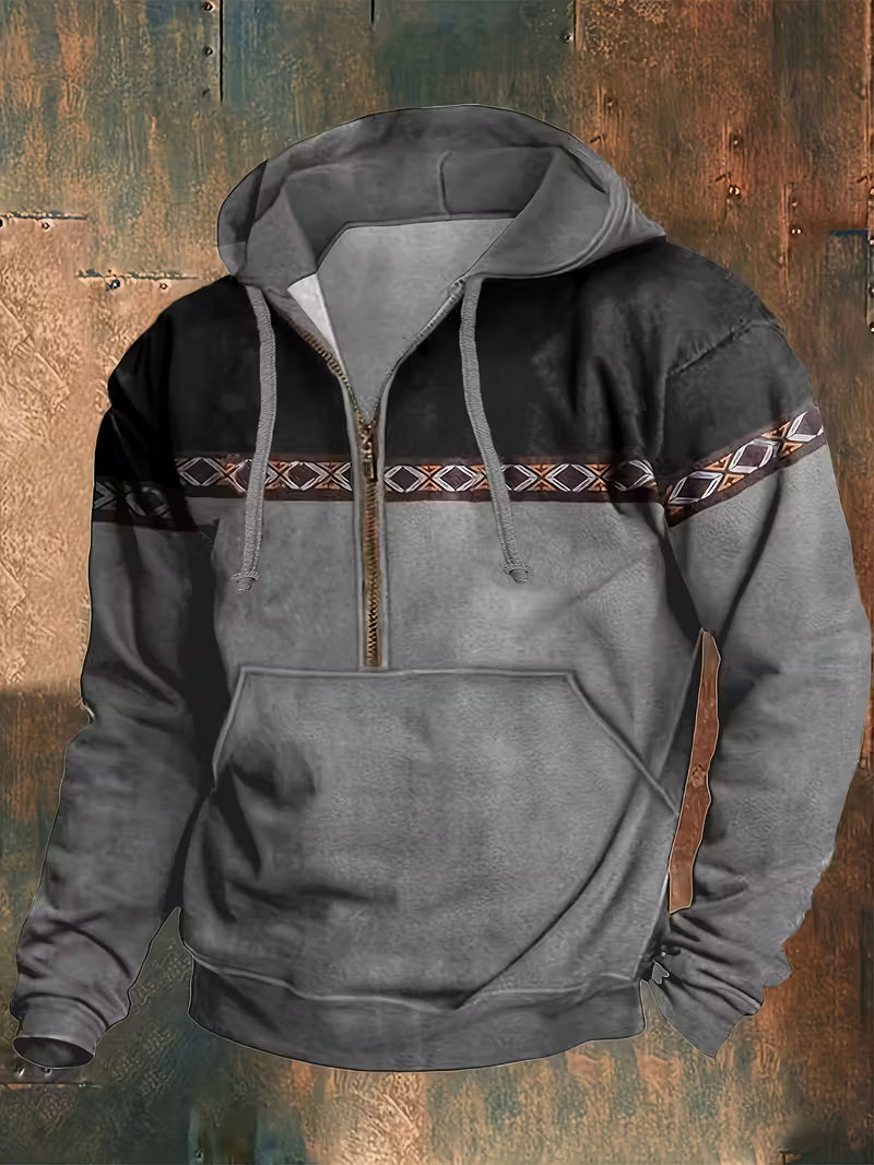 Hakan – Langärmliges Kapuzensweatshirt