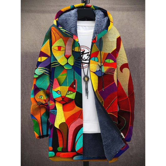 Elandra™ | Luxurious cardigan with artistic inspiration - SUNDRA