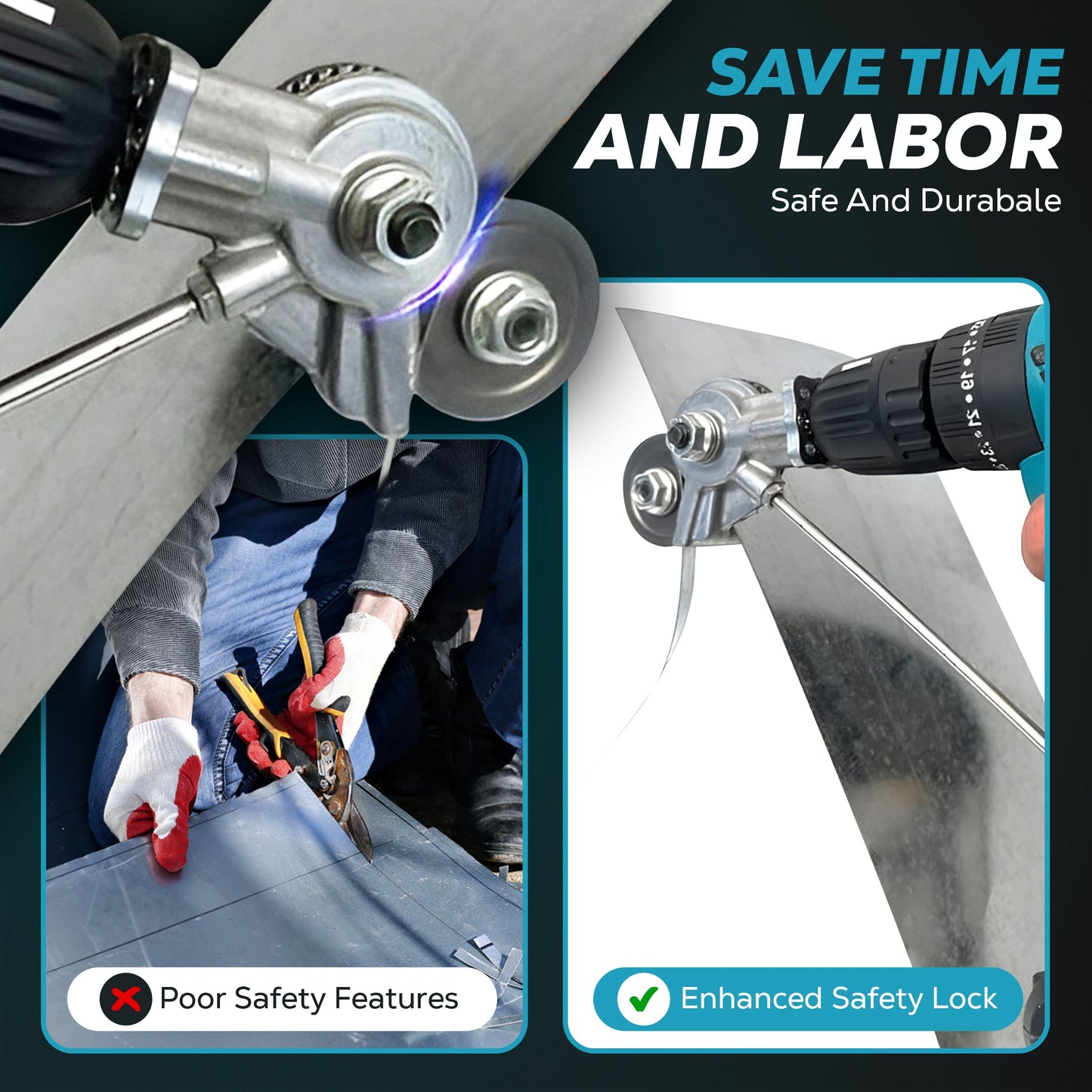 MetalSlice™ — Transform Your Drill into a Precision Metal-Cutting Powerhouse
