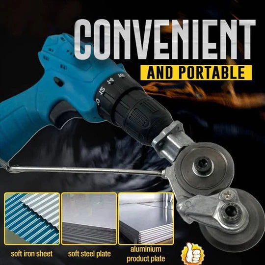 MetalSlice™ — Transform Your Drill into a Precision Metal-Cutting Powerhouse