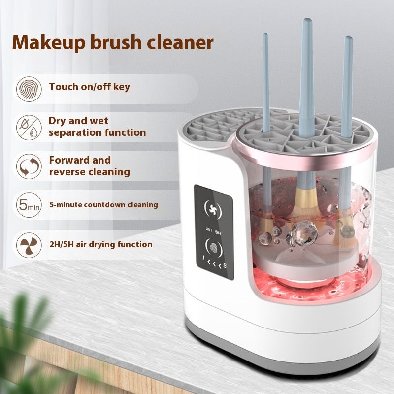 Rechargeable Electric Makeup Brush Cleaner Automatic Cleaning Tool Stand