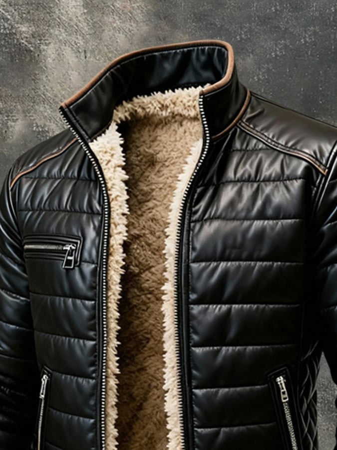DUCHÊNE BORDEAUX™ | VESTE À COL HAUT COUPE RAFFINÉE