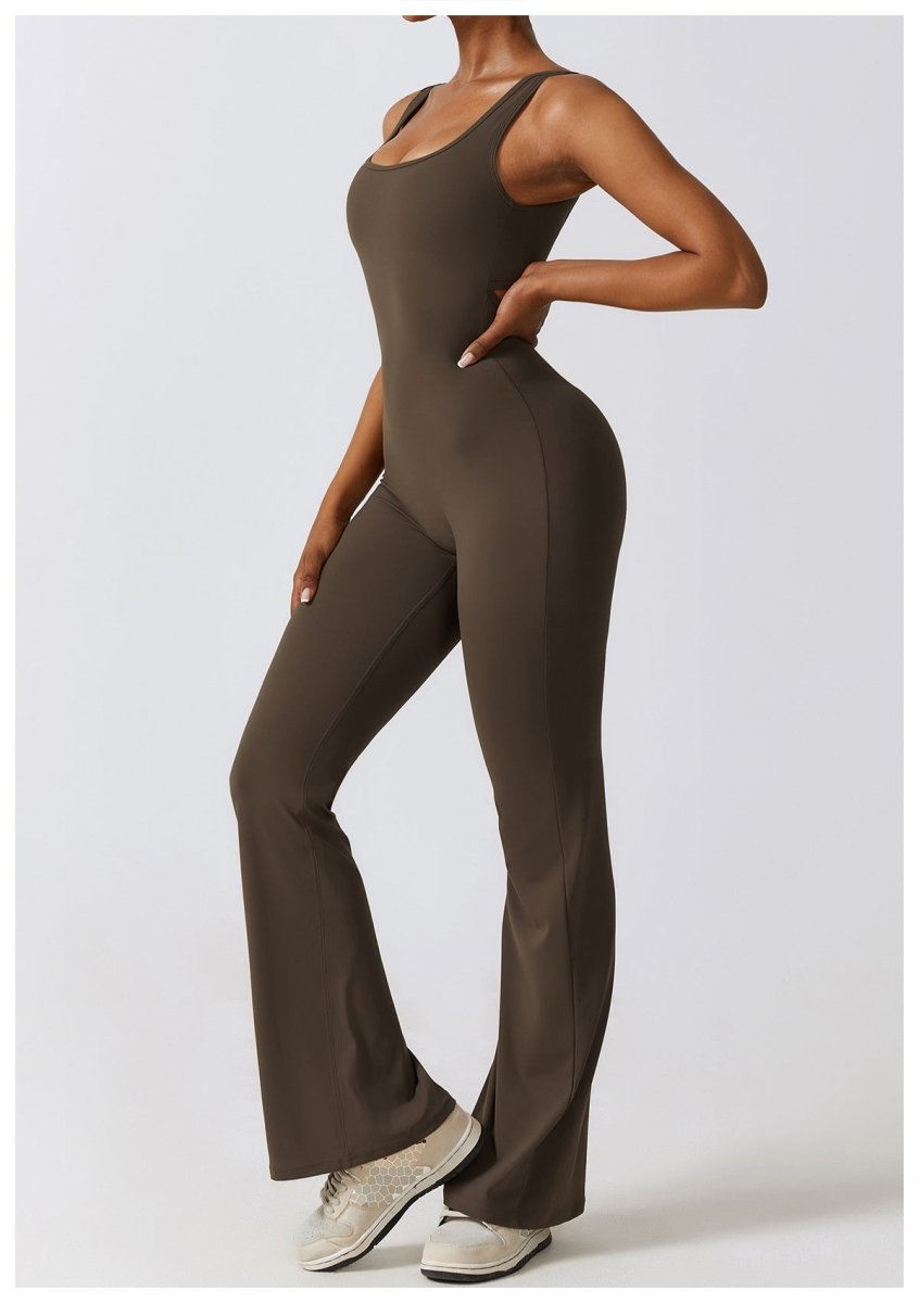 FLARE SCRUNCH JUMPSUIT | Formend & elegant