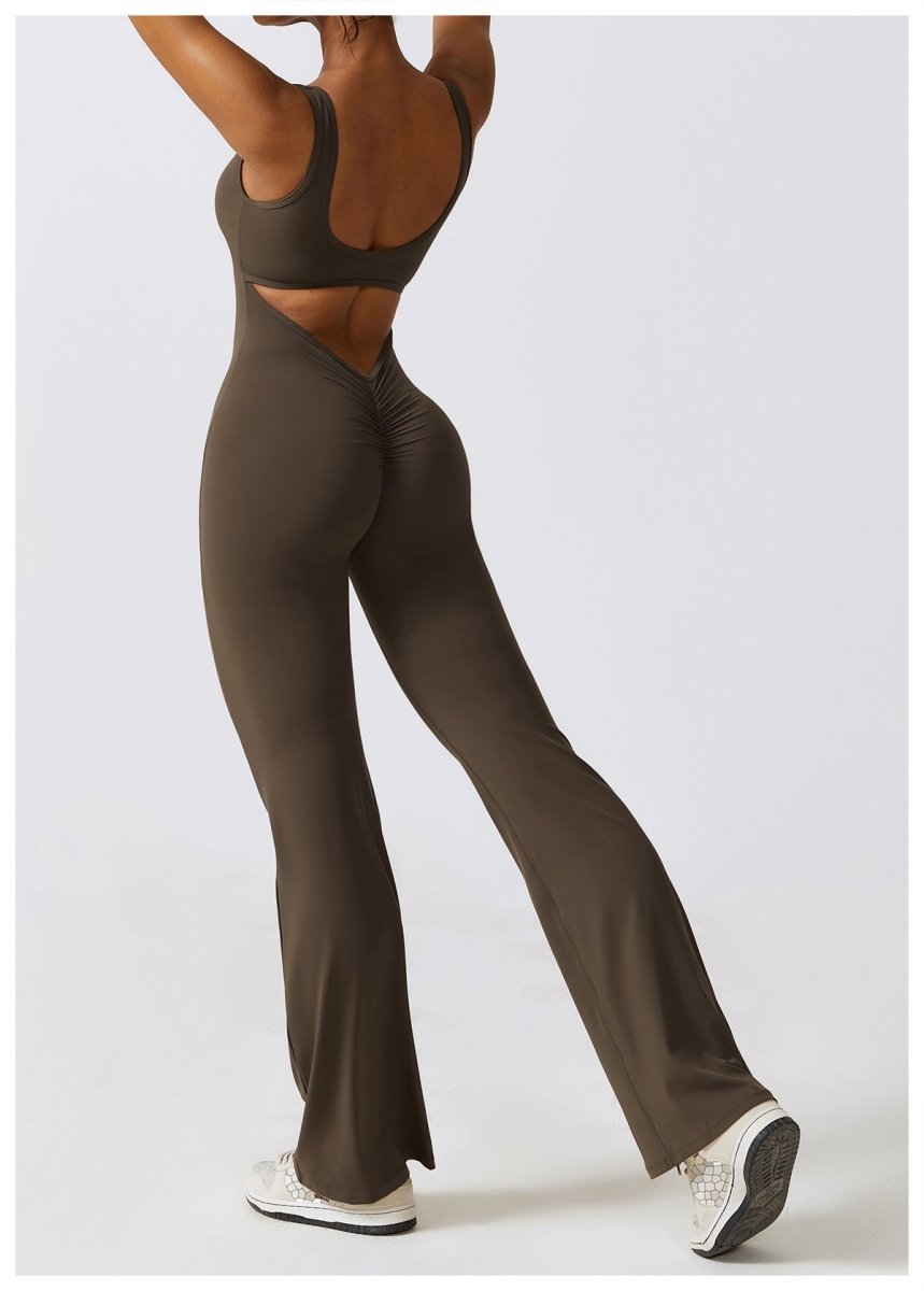 FLARE SCRUNCH JUMPSUIT | Formend & elegant