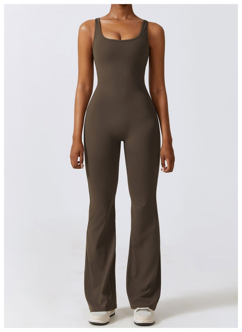 FLARE SCRUNCH JUMPSUIT | Formend & elegant