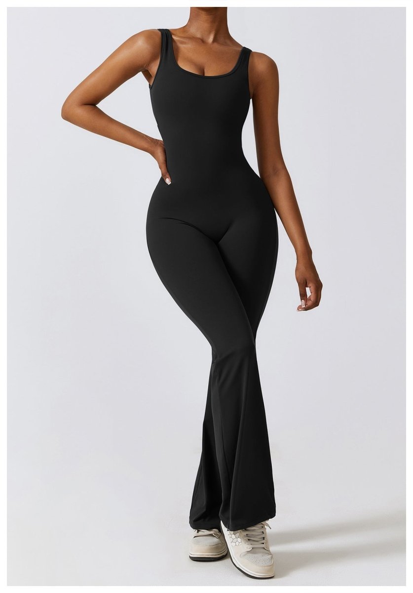 FLARE SCRUNCH JUMPSUIT | Formend & elegant