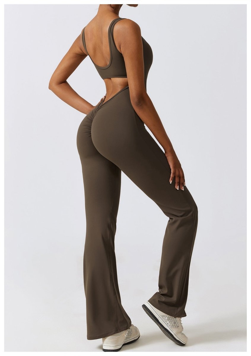 FLARE SCRUNCH JUMPSUIT | Formend & elegant