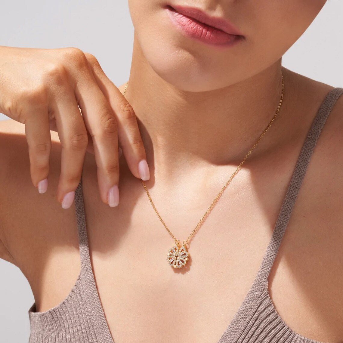 Geluksamulethart Ketting - VelvetRoots