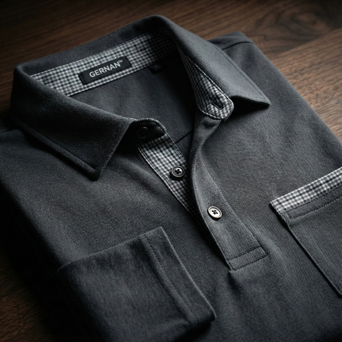 Gavin™ - Long Sleeve Polo Shirt