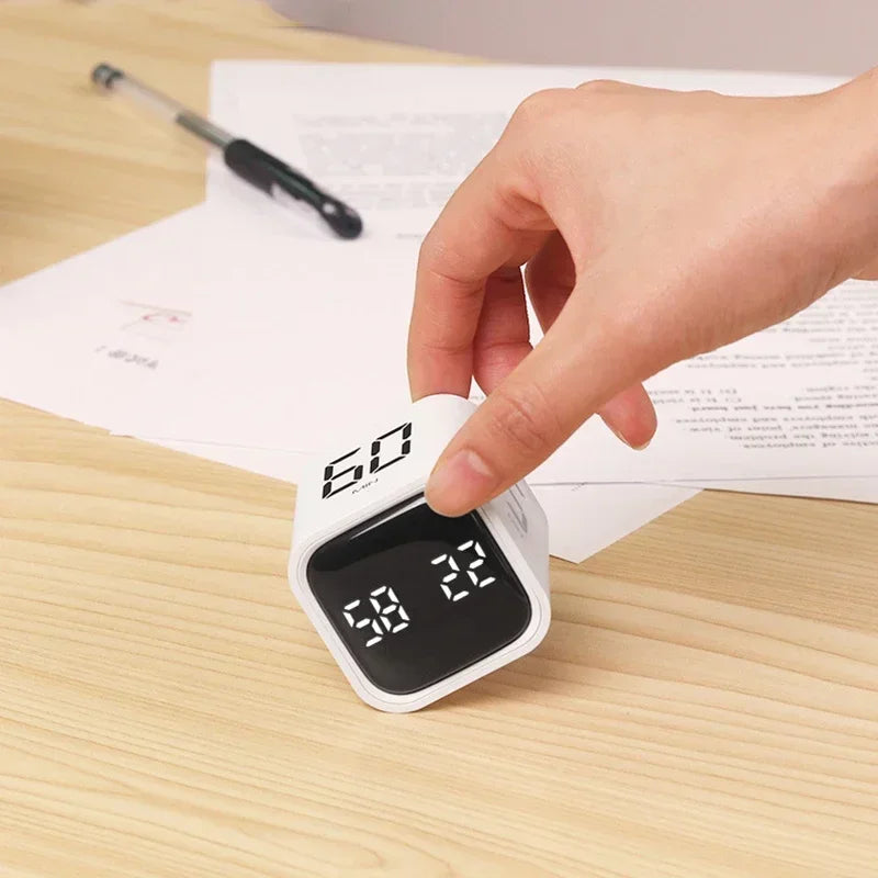 Handy Timer with Gravity Sensor - TimeMaster-White-Nora Luxe
