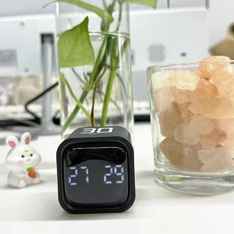 Handy Timer with Gravity Sensor - TimeMaster-White-Nora Luxe
