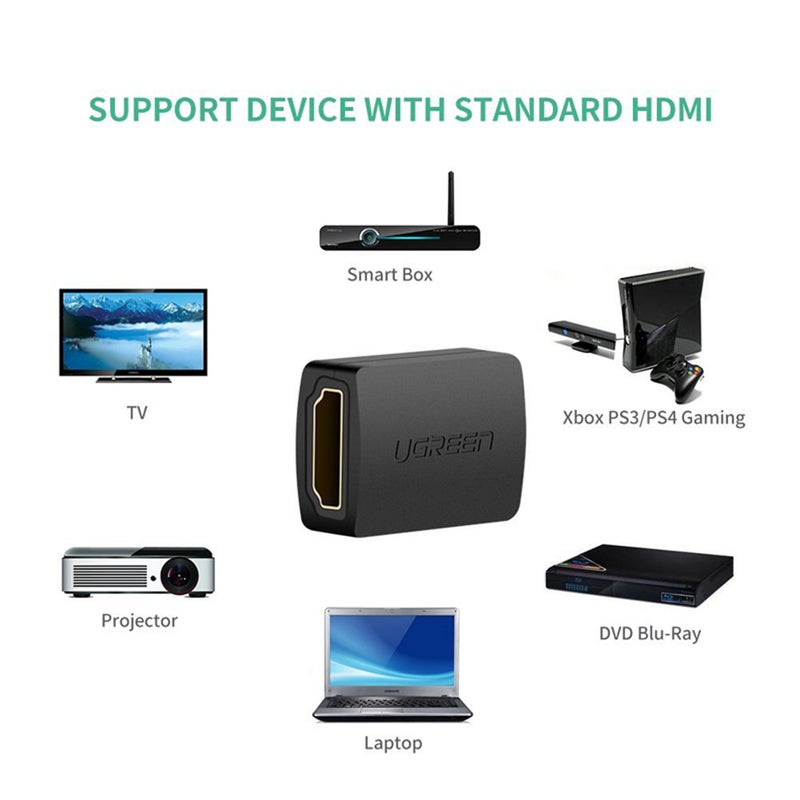 Hdmi Female To Connector 4K 2.0 Extension Converter Adapter Coupler