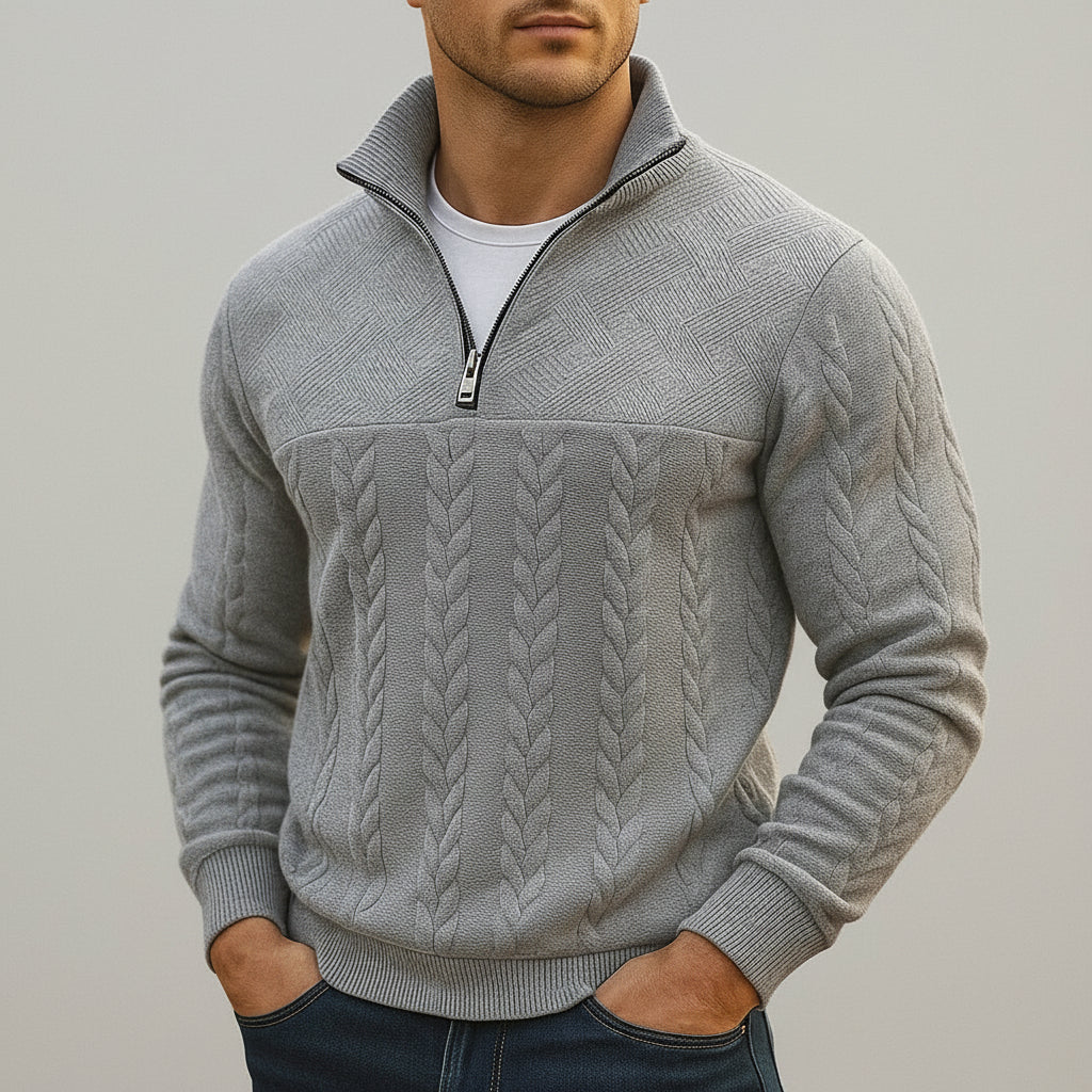 Roma Hochwertiger Halbzip Pullover