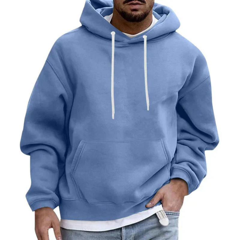 Stefan - Sweat à capuche surdimensionné à manches longues avec capuche et poches réglables