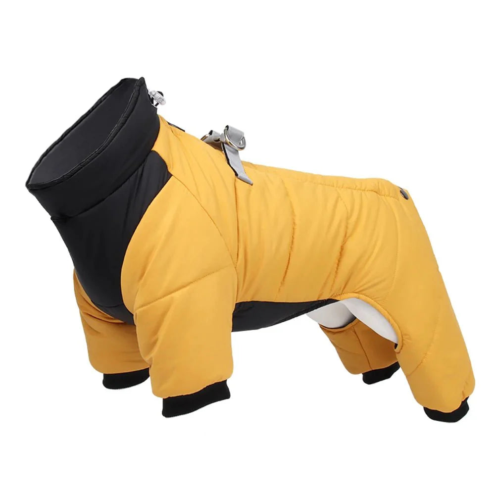 Hondenjas Winter waterdicht Polyester – Warmte en Bescherming Grijs - Hebbr