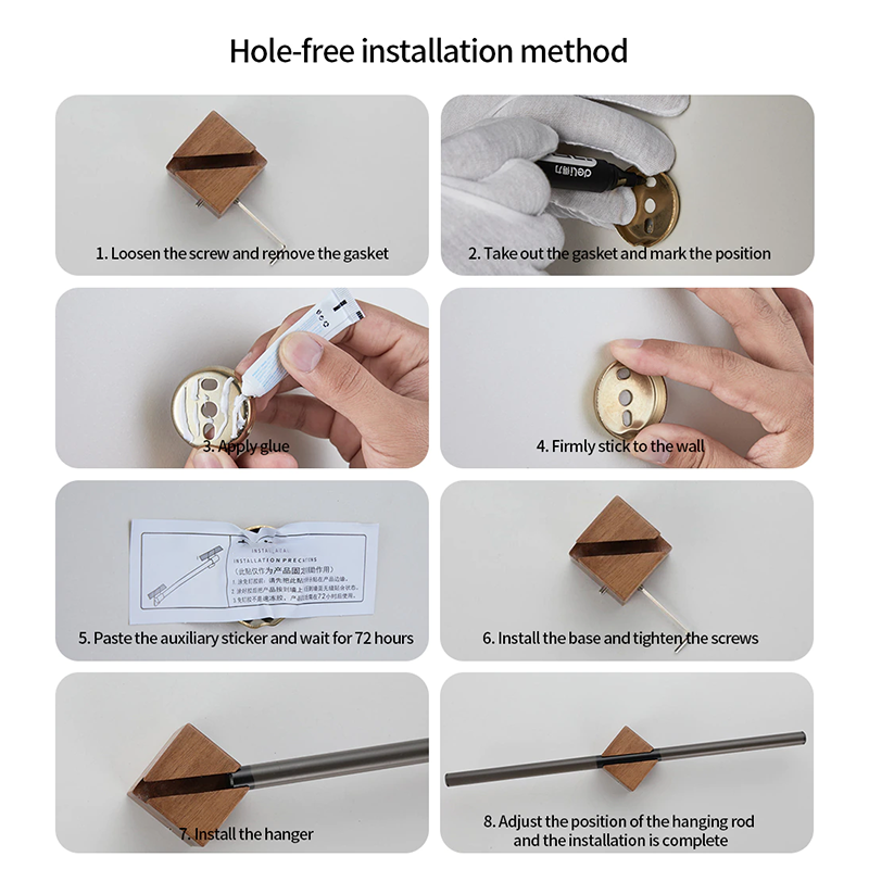 BadeWunder Handtuchhalter - Stilvolles und minimalistisches Bad-Accessoire