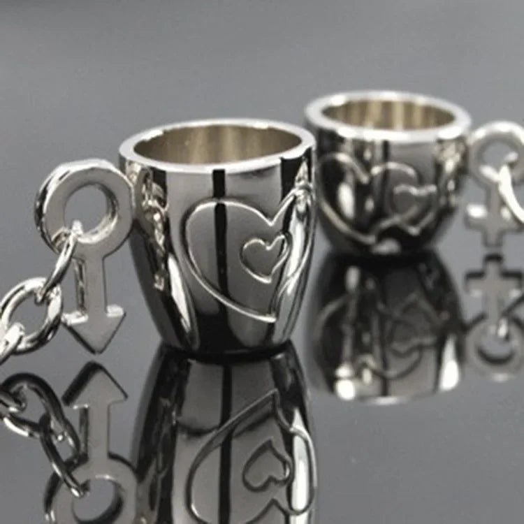 Liefdeshart Sleutelhanger Set | Vier & Versterk Jullie Romantische Band