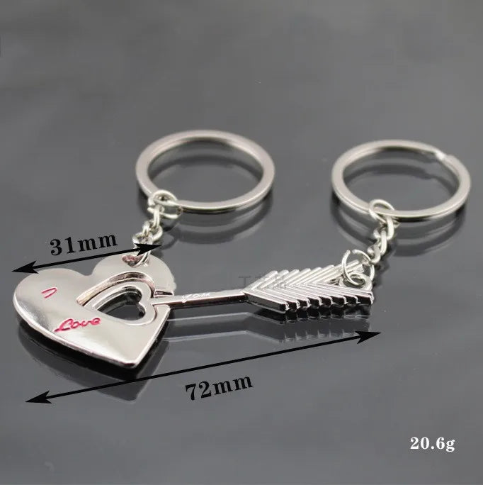 Liefdeshart Sleutelhanger Set | Vier & Versterk Jullie Romantische Band
