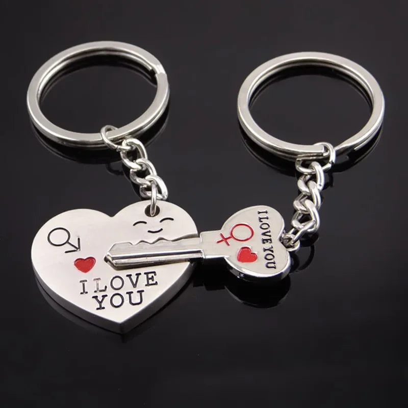 Liefdeshart Sleutelhanger Set | Vier & Versterk Jullie Romantische Band