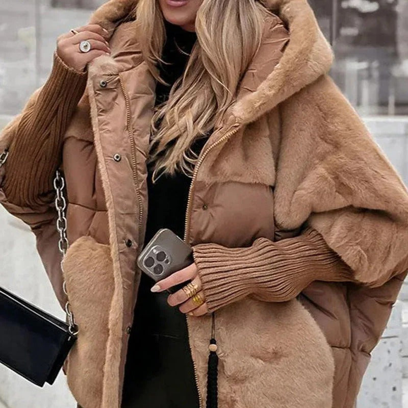 Ania | Stylowa puchowa kurtka z kapturem