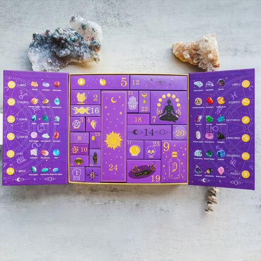 HexenHerz™ / Reiki-Kristall-Halloween-Countdown-Box