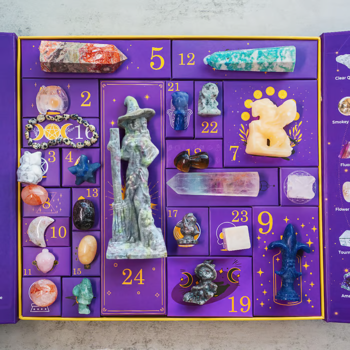 HexenHerz™ / Reiki-Kristall-Halloween-Countdown-Box