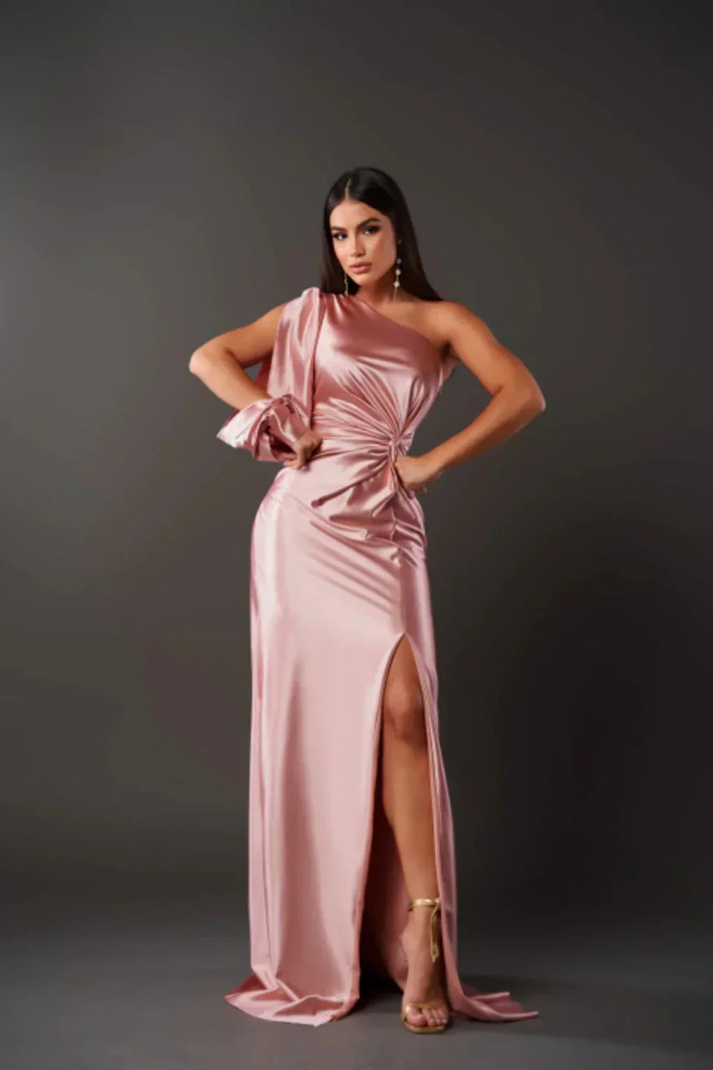 Odette - Elegante Maxi Jurk met Split voor Dames