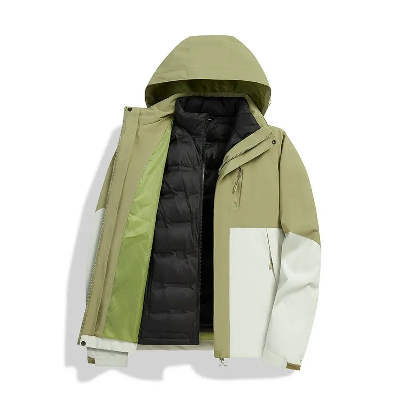 Hugo – Doudoune homme d’hiver de ski avec capuche