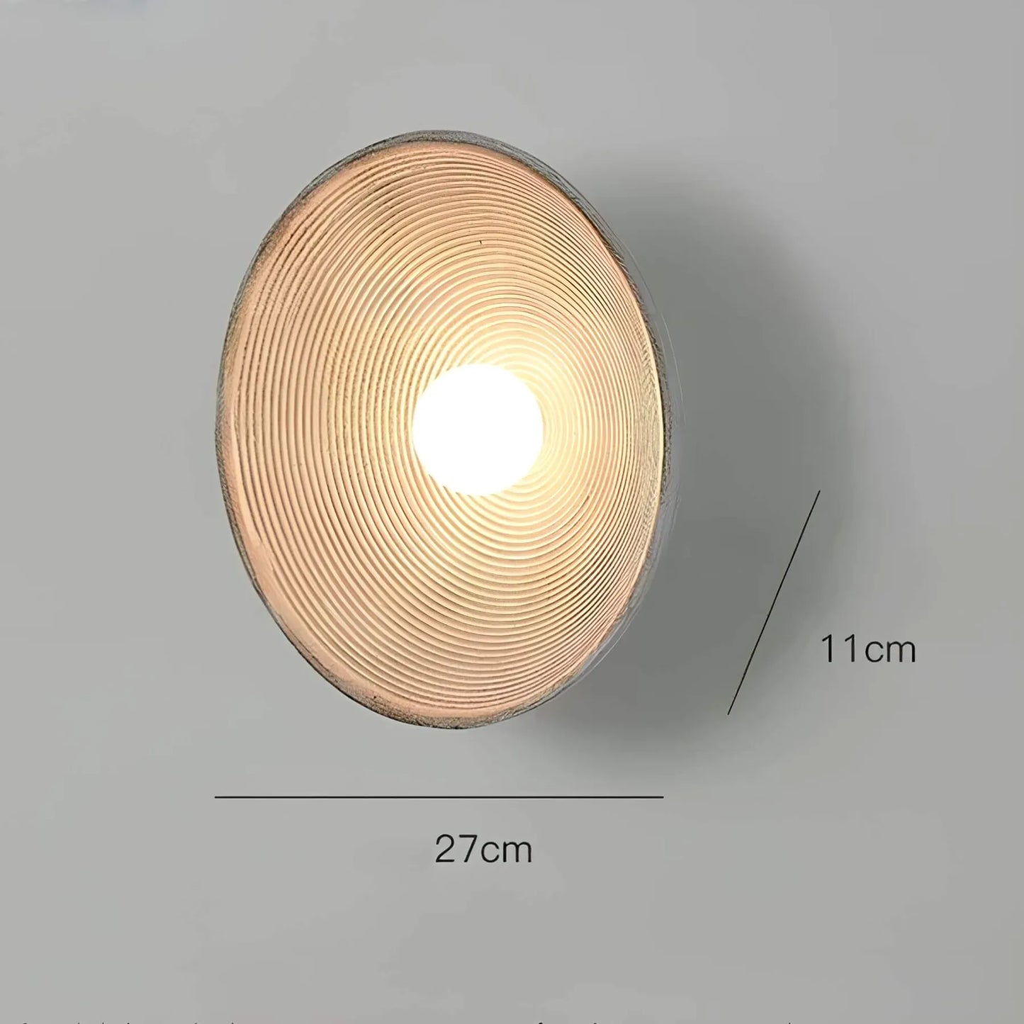 Japanische Wandleuchte Zenlicht - Minimalistisches Design Aus Bambus Retro / Warmweiß Wandleuchte