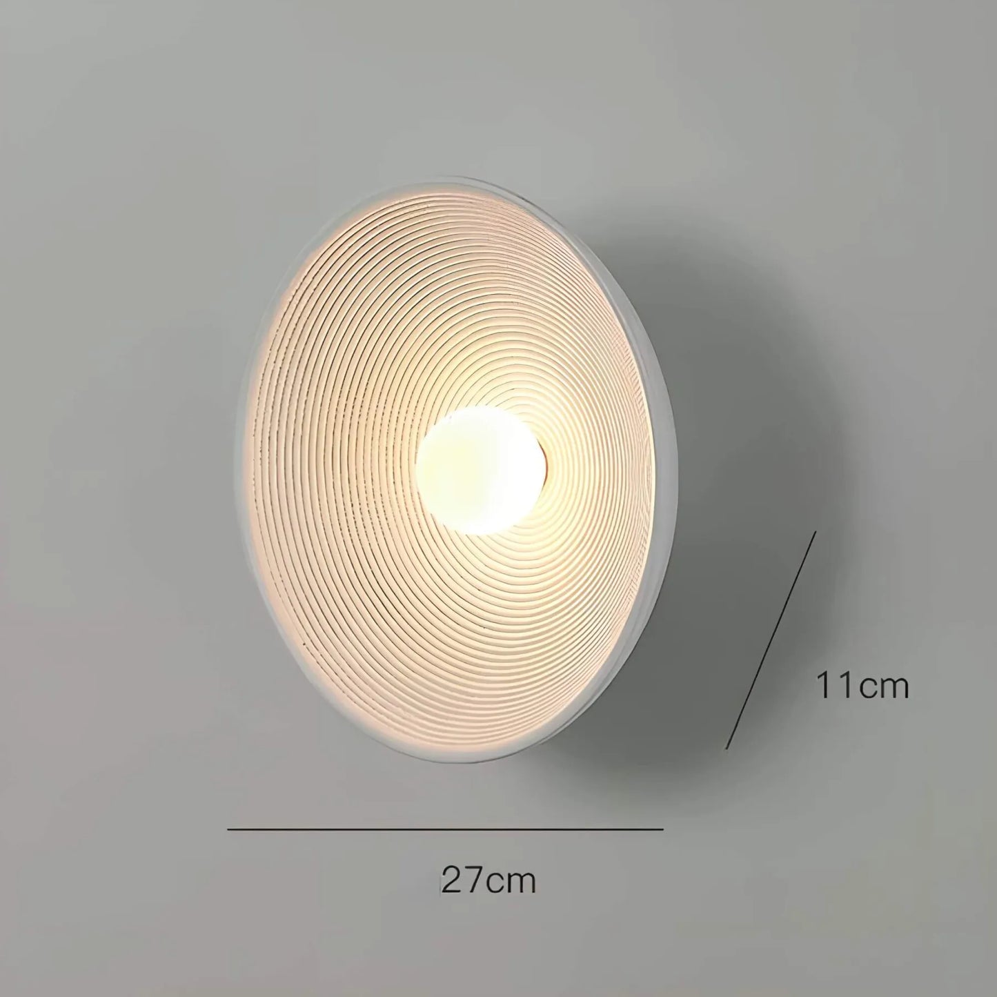 Japanische Wandleuchte Zenlicht - Minimalistisches Design Aus Bambus Weiß / Warmweiß Wandleuchte