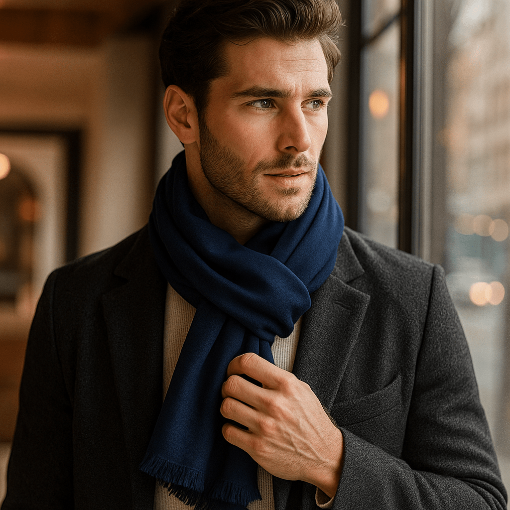 Livia Plain Scarf - Winter Elegance - Soft Warm Comfort