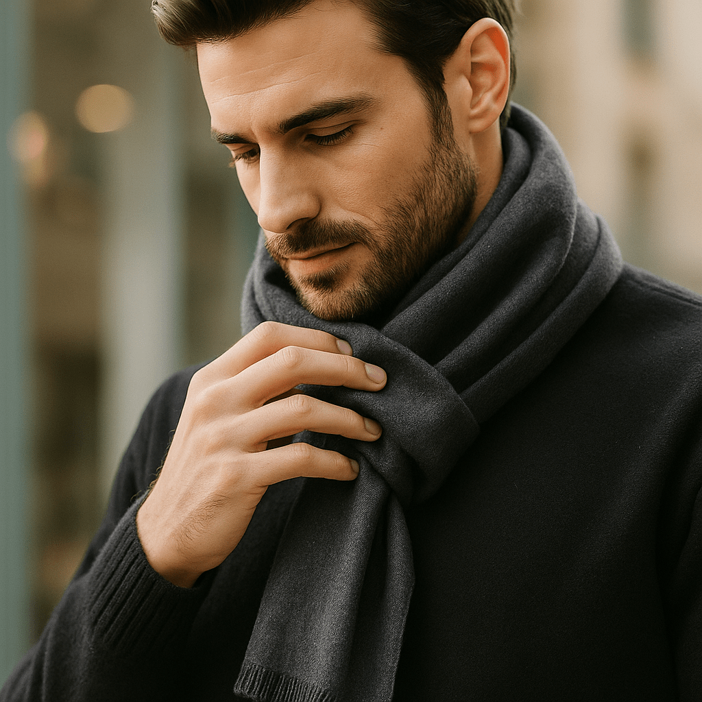 Livia Plain Scarf - Winter Elegance - Soft Warm Comfort