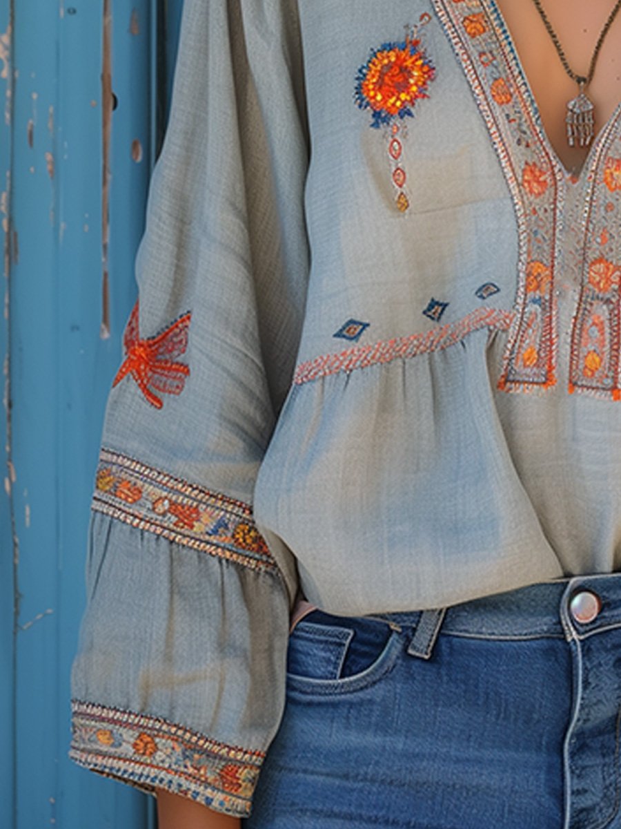 Breezy Long Sleeve Summer Shirt Women’s Soft Breathable Fabric Cool, Airy & Comfortable Fit