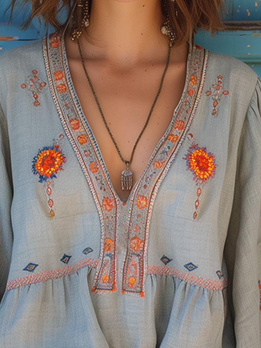 Breezy Long Sleeve Summer Shirt Women’s Soft Breathable Fabric Cool, Airy & Comfortable Fit