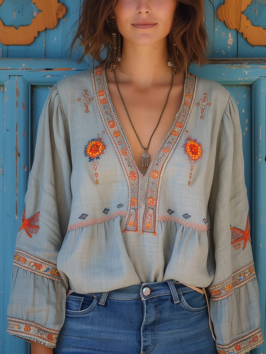 Breezy Long Sleeve Summer Shirt Women’s Soft Breathable Fabric Cool, Airy & Comfortable Fit