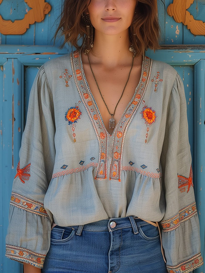 Breezy Long Sleeve Summer Shirt Women’s Soft Breathable Fabric Cool, Airy & Comfortable Fit