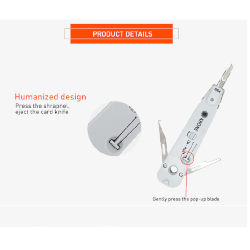 Lsa Plus Telecom Phone Wire Cable Rj11 Rj45 Punch Down Network Tool Kit Professional