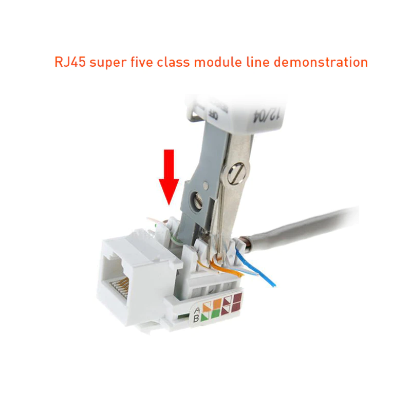 Lsa Plus Telecom Phone Wire Cable Rj11 Rj45 Punch Down Network Tool Kit Professional