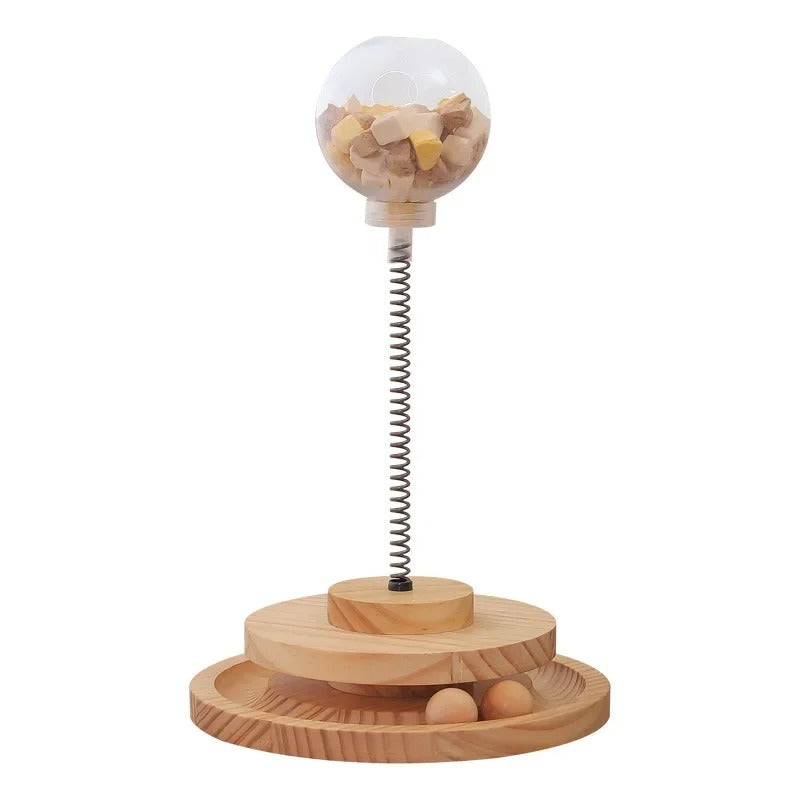 Interactive Cat Treat Dispenser Toy | Durable Snack Ball for Healthy & Happy Cats