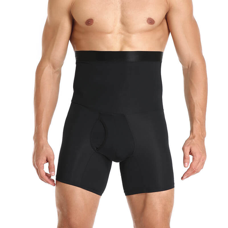 MaxFit Men's Shaping Compression Boxer Briefs-Black-M-State of Style