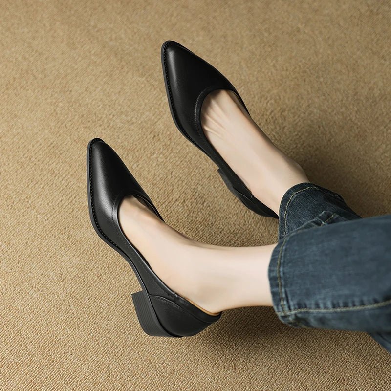 Michela | Graceful Mid - Heeled Shoes - SUNDRA