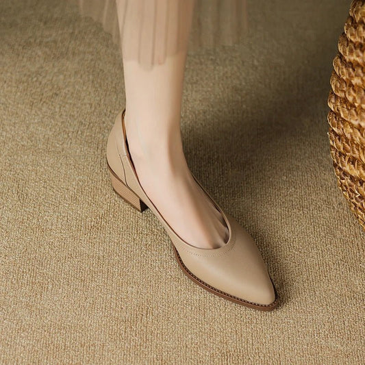 Michela | Graceful Mid - Heeled Shoes - SUNDRA